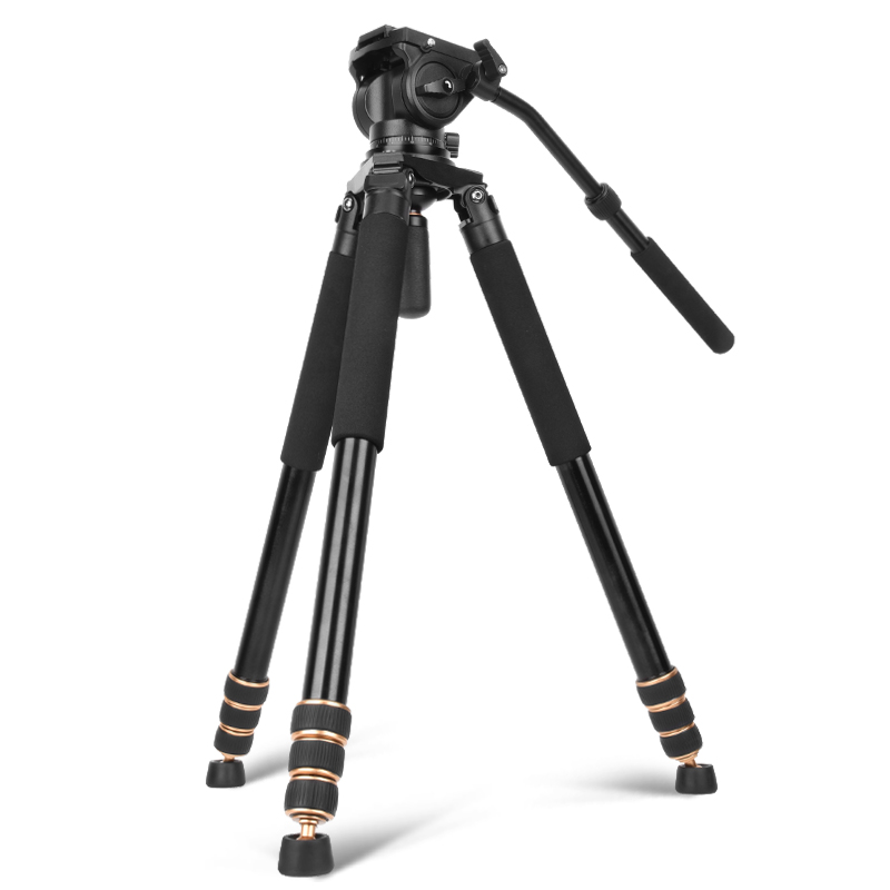 轻装时代Q680A / Q680稳重摄影摄像单反相机三脚架 多功能滑轨摄影机支架