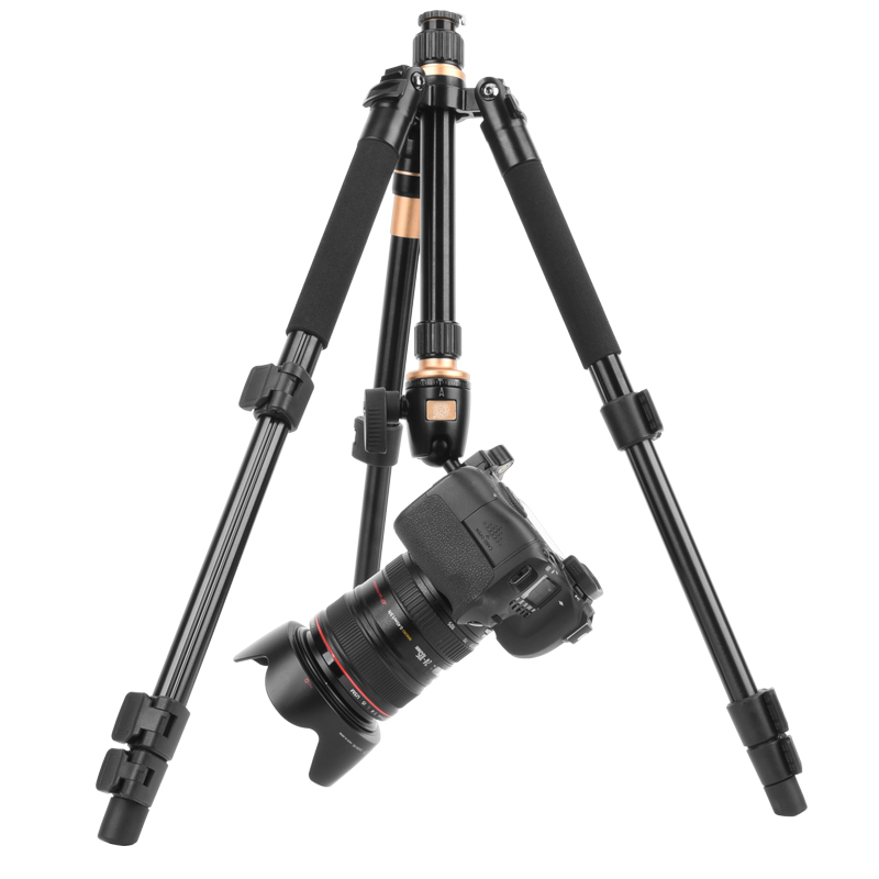 轻装时代Q555单反相机三脚架 户外摄影扳扣式支架便携旅行三角架