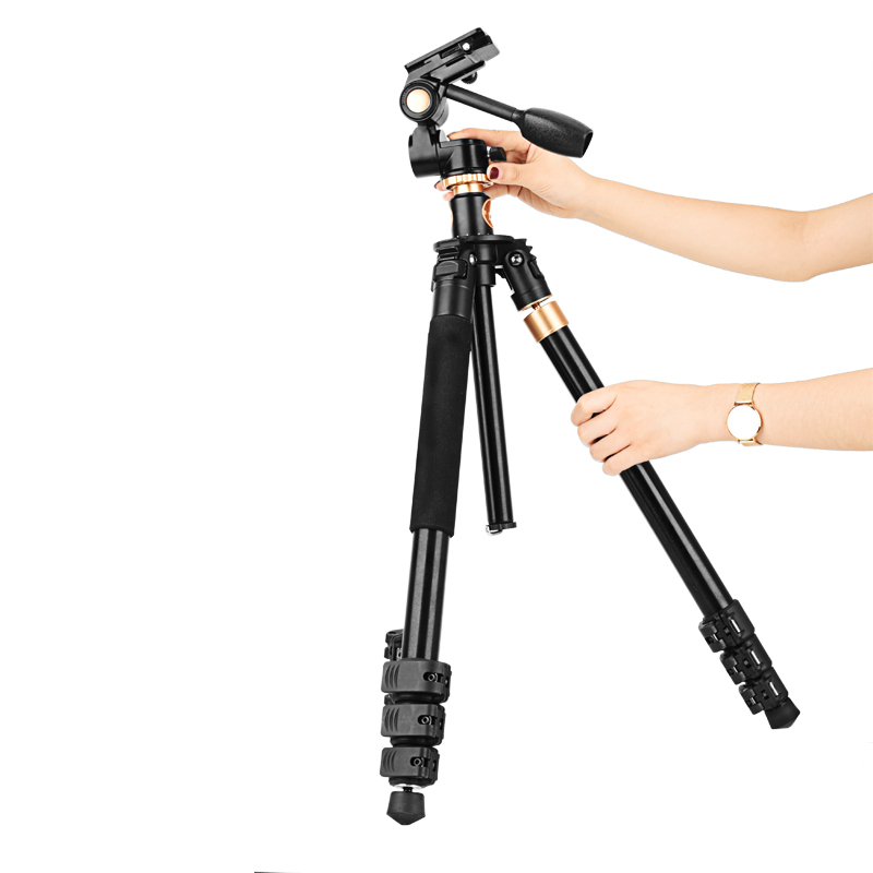 轻装时代Q620H横置版摄影摄像DV三脚架相机大支架三角架适用于支撑各种摄影摄像录音拍摄，投影探头，智能设备，美容美发仪器，牙科设备