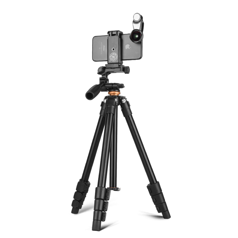 轻装时代Q160A微单摄影三脚架 便携旅行摄影摄像迷你直播手机架