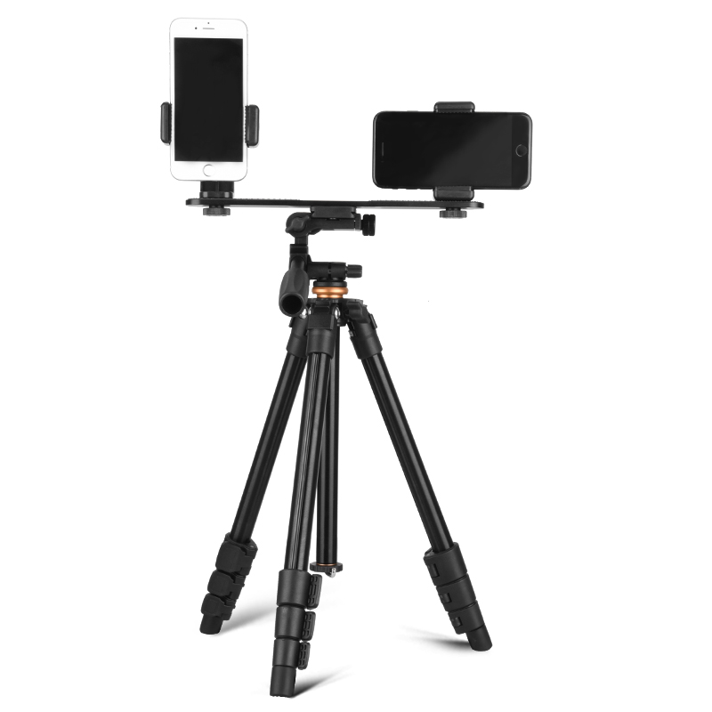 轻装时代Q160A微单摄影三脚架 便携旅行摄影摄像迷你直播手机架