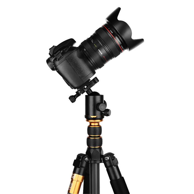 QZSD Q666C Professional Flexible camera stand & monopod 1580mm portable carbon fiber Camera Tripod for digital and DSLR camera