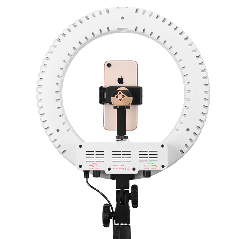 34CM 14Inch Photographic lighting LED circle ring light lamp live shooting studio Color Makeup Professional Video Phone Camera Selfie stick