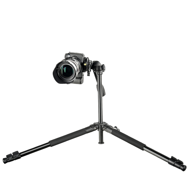QZSD Q336 Professional Aluminum Tripod Stand With Universal Fluid Head For DSLR Digital Video Camera
