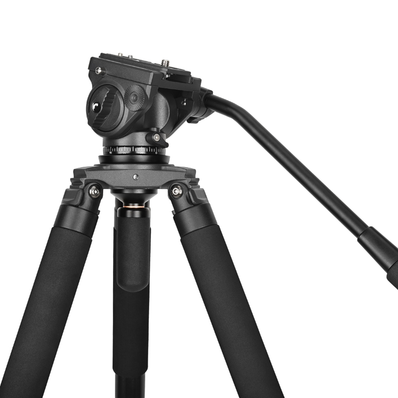 Q688 Heavy duty tripod for camcorder video camera  stand tripode