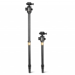 Q222 62'' 8KG Load AluminumTripod Monopod Flexible Travel Tripod Stand with Damping Ball head for Digital dslr video camera