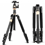 QZSD Factory Supply Q555 Photographic Equipment  62'' 15KG Load Portable Aluminum Digital Camera Tripod Monopod w Panoramic Ball Head