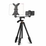 QZSD Q160A Professional Aluminum Digital Video DSLR Phone Camera Tripod With Pan head living broadcast tripod